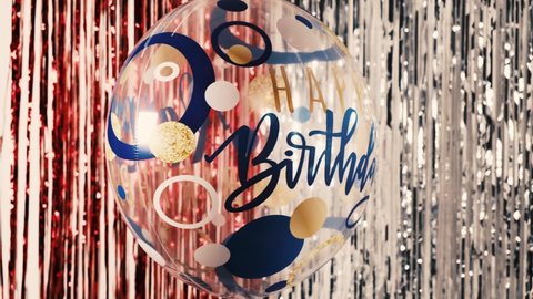 Happy Birthday Transparent Helium Balloon Video De Stock 100 Libre De Droit Shutterstock