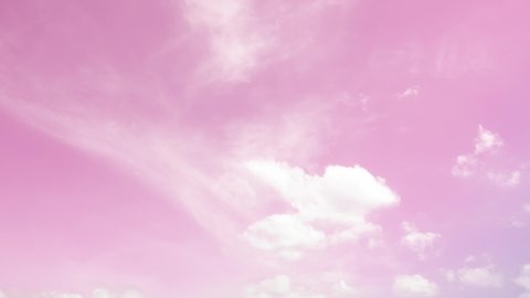 pink pastel sky wispy clouds, abstract colorful sky nature landscape background, b-roll footage timelapse. weather forecast wallpaper. cirrocumulus and cumulus fluffy clouds moved different direction.
