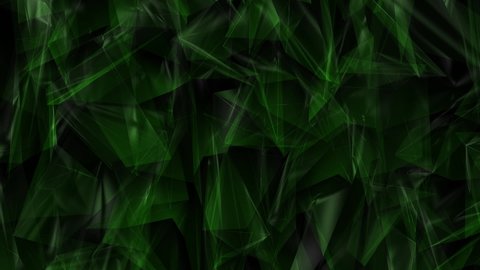 Green Glass Abstract Background Loop