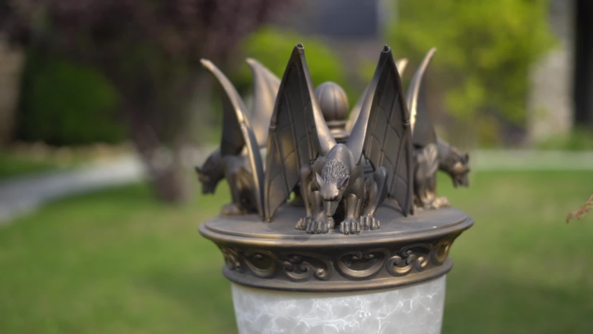 Figurine of a dragon. Dragon statuette