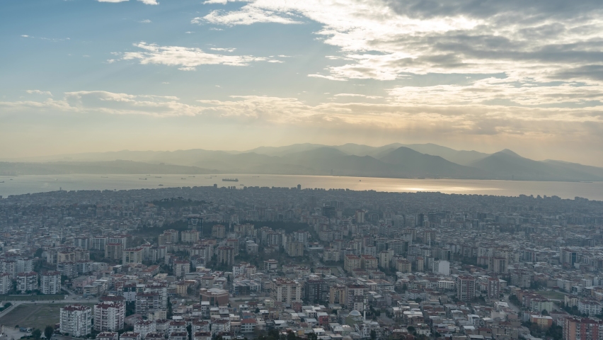 izmir Turkey City View time laps