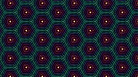 Loop abstract background with geometric effect, colorful kaleidoscope loop, rendering video