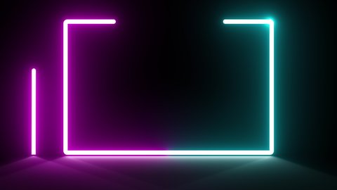 neon line abstract loop backgrounds