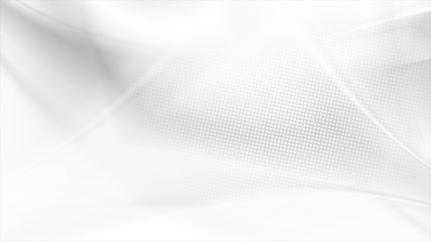 Grey white smooth wavy abstract motion design with dots. Seamless looping. Video animation Ultra HD 4K   | Shutterstock HD Video #1065044926
