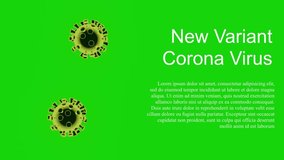 New variant of corona virus covid 19 Green Screen for you