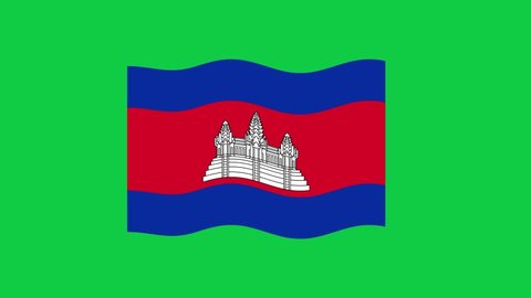 Cambodia Flag Stock Video Footage 4k And Hd Video Clips Shutterstock