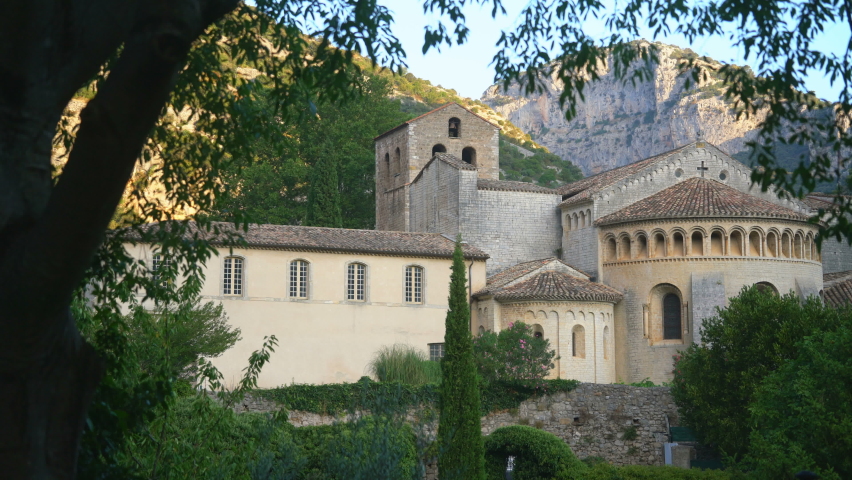Saint-Guilhem-le-Désert Monastery, Languedoc-Roussillon, France, Europe