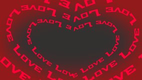 Valentine's day Love text animated
with alpha channel on transparent background in a trendy way. Can be used as a footage or frame for video editing.