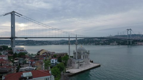 Istanbul Ortakoy and Bosporus Bridge, Turkey