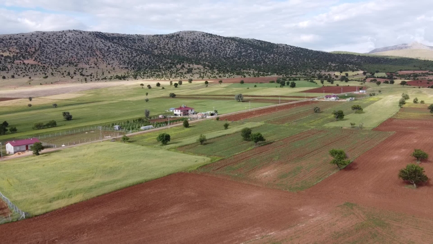 a view in nature in the beautiful springs of anatolia konya derbent