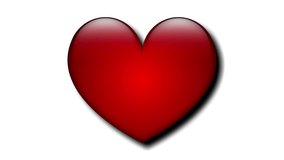 red heart pulsate. isolated on a white background. Valentine's Day concept. - Powered by Shutterstock - Get 15% off with code: PIKWIZARD15