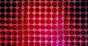4K looping light pink, red abstract animation with dots. Abstract animation with colored bubbles in nature style. Movie for a cell phone. 4096 x 2160, 30 fps.