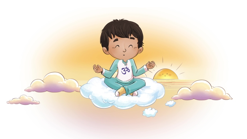 32 Kids Yoga Cartoon Stock Video Footage - 4K and HD Video Clips |  Shutterstock