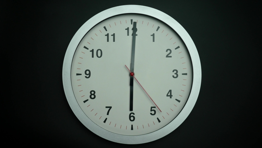 Out of clock. To clock out.