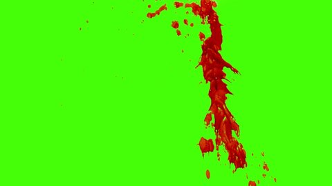 Blood Splatter Slowly Running Down Stock Footage Video 100 Royalty Free 1016113720 Shutterstock