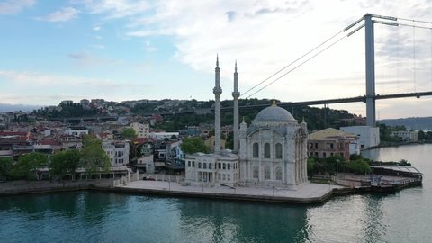 Istanbul Ortakoy and Bosporus Bridge, Turkey