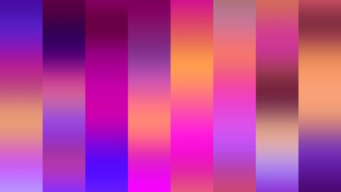 Abstract multicolored vertical lines background. Loop motion