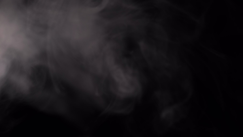 Background - white smoke on the black wall | Shutterstock HD Video #1065404122