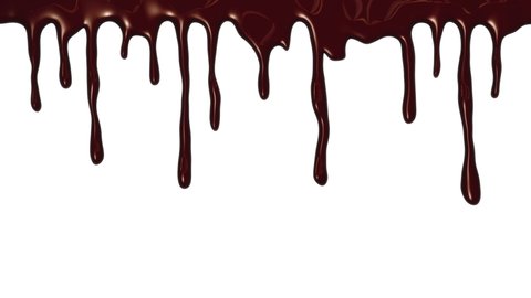 Paint Dripping Dripping Liquid Paint Flows Stock Vector (royalty Free 