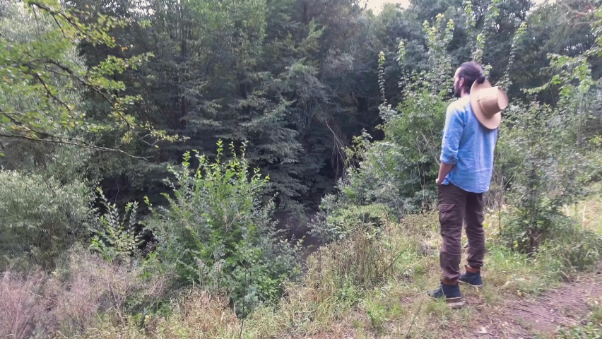 Men Pissing In Nature