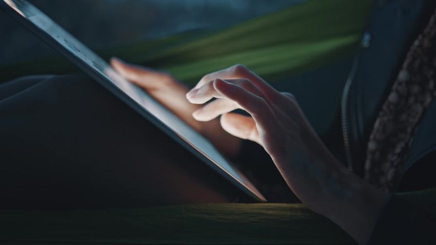 Close-up of young female