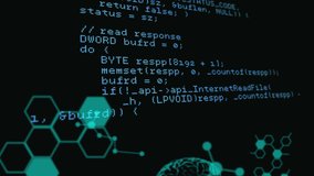 Animation of chemical compound structures, human brain, medical data processing with floating molecules. global science technology concept digitally generated image. - Powered by Shutterstock - Get 15% off with code: PIKWIZARD15