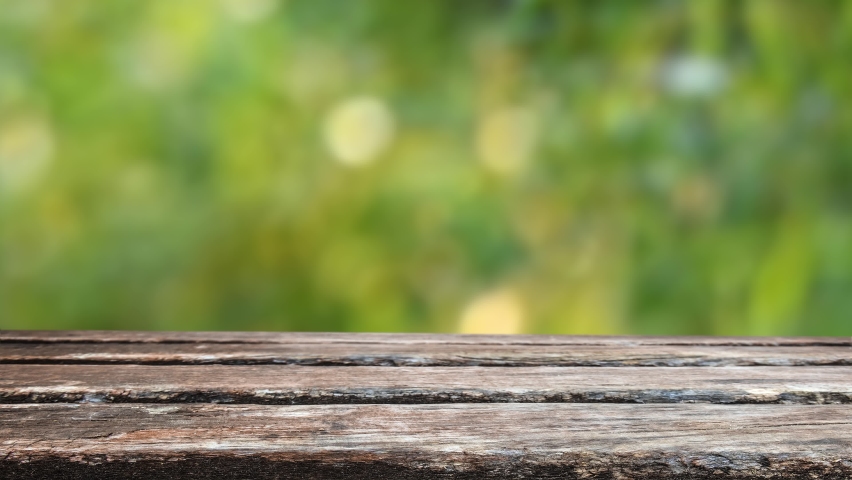 empty old wooden table background Stock Footage Video (100% Royalty ...