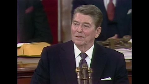 CIRCA 1980s - President Reagan describes American idealism and character under the umbrella of "we, the people."