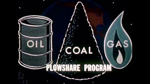 CIRCA 1960s - The main goal of the Plowshare Program - to find viable energy sources aside from oil - is detailed in 1962.
