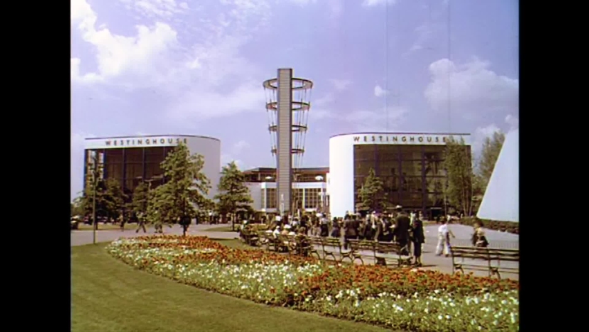CIRCA 1930s - Shots of the grounds at the 1939 New York World's Fair.
