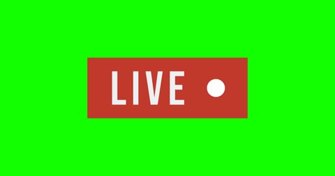 live stream sign red symbol button Stock Footage Video (100% Royalty ...