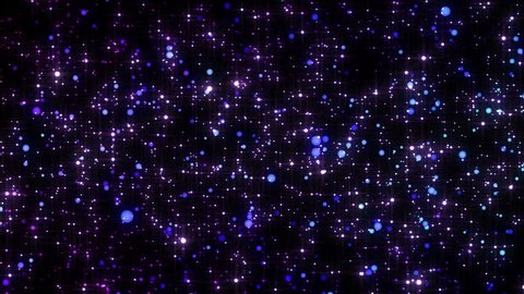 Star Space Neon Light Illumination Glow Stock Footage Video (100% 