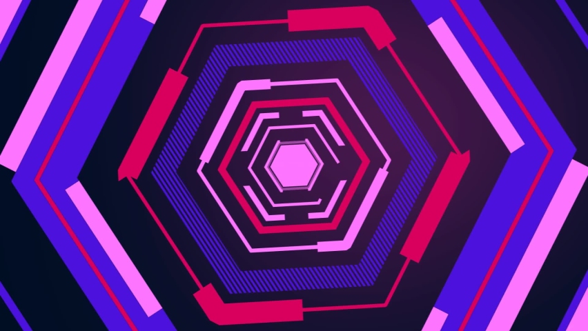 Futuristic Intro Video Abstract Colorful Gaming Channels Animation