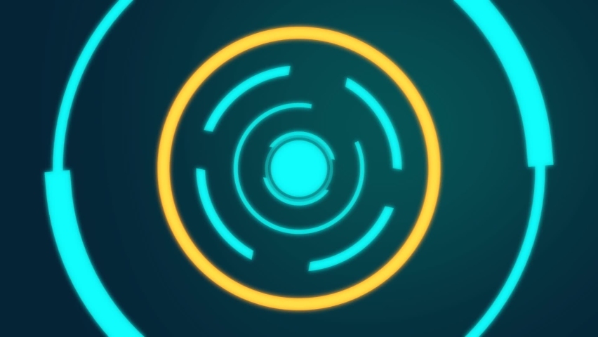 Futuristic Intro Video Abstract Colorful Gaming Channels Animation