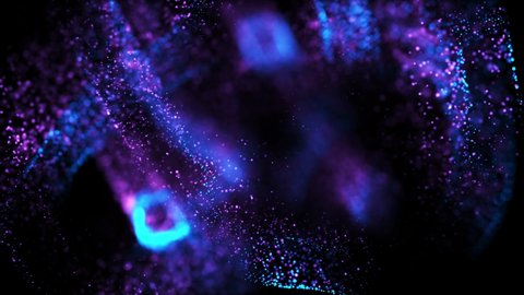 4K Abstract Defocused Particle Background