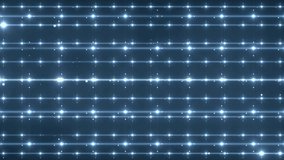 Bright flood lights disco background with horizontal strips and lines. Bright flood lights flashing. Blue tint. Seamless loop. look more options and sets footage in my portfolio.