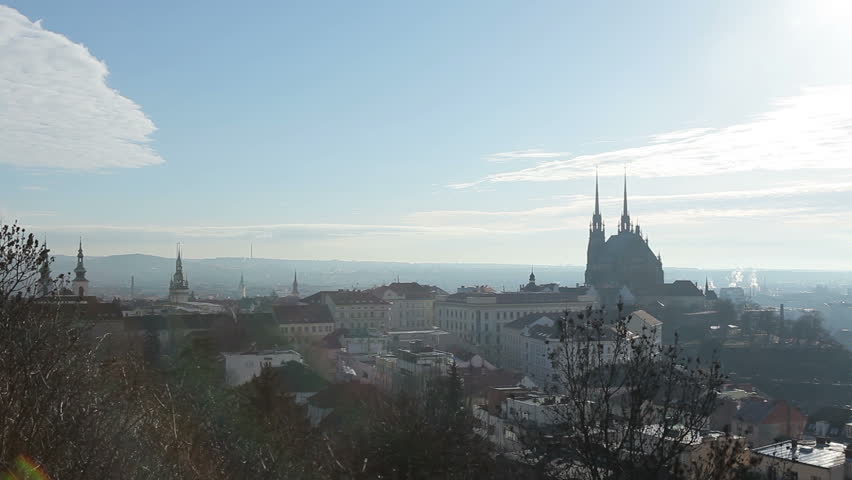 The cathedral of Saints Peter and Paul (Petrov), town Brno, in the Czech Republic, Europe