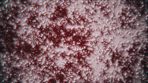 Gory horror motion background animation with a gently undulating. breathing surface with tendrils of dark red blood. This grunge background is full HD and a seamless loop.