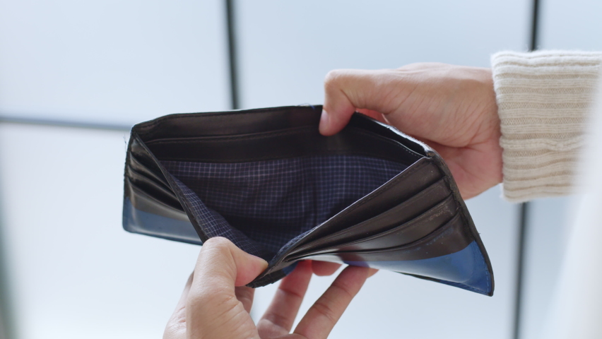 Empty wallet. Empty wallet