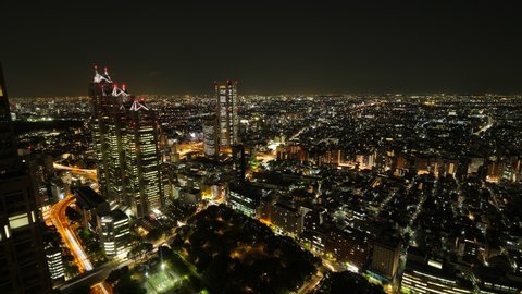 Time Lapse Aerial City View During Stock Footage Video (100% Royalty ...