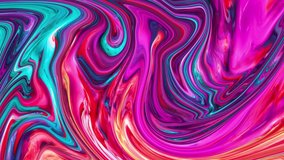 3840x2160 25 Fps. Swirls of marble. Liquid marble texture. Marble ink colorful. Fluid art. Very Nice Abstract Colour Design Colorful Swirl Texture Background Marbling Video. 3D Abstract, 4K.
