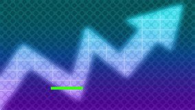 An abstract candlestick chart pattern motion graphic. - Powered by Shutterstock - Get 15% off with code: PIKWIZARD15