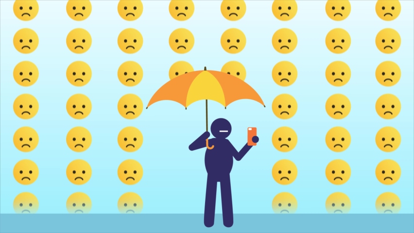 Protect yourself from sad comments in social media | Shutterstock HD Video #1065975850