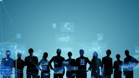 Business network concept. Human Resources. Group of businesspeople. Management strategy. - Powered by Shutterstock - Get 15% off with code: PIKWIZARD15