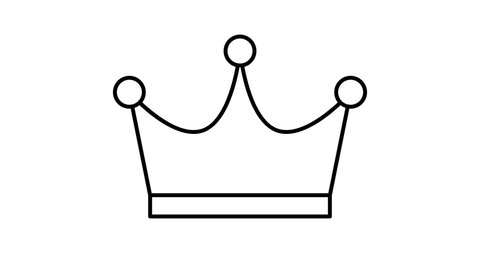 Broken Crown Outline Icon Clipart Image Stock Vector (Royalty Free ...