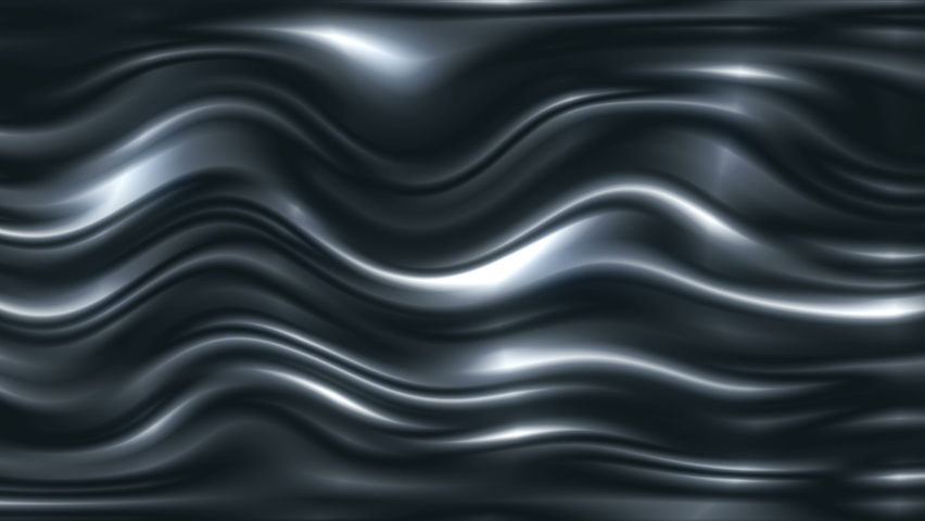 The wavy, curved, moving surface reflects continuous light and looks modern. | Shutterstock HD Video #1066106590