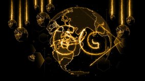 6G network hyper speed Internet digital world map in monitor digital meter cycle radar 3D electronic meter inside sent data by quantum satellite send signal futiristic mechanism head - Powered by Shutterstock - Get 15% off with code: PIKWIZARD15