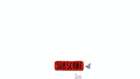Subscribe button animation bell cursor, luma matte channel included - Powered by Shutterstock - Get 15% off with code: PIKWIZARD15