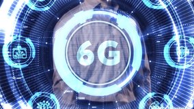 The concept of 6G network, high-speed mobile Internet, new generation networks. Business, modern technology, internet and networking concept. - Powered by Shutterstock - Get 15% off with code: PIKWIZARD15