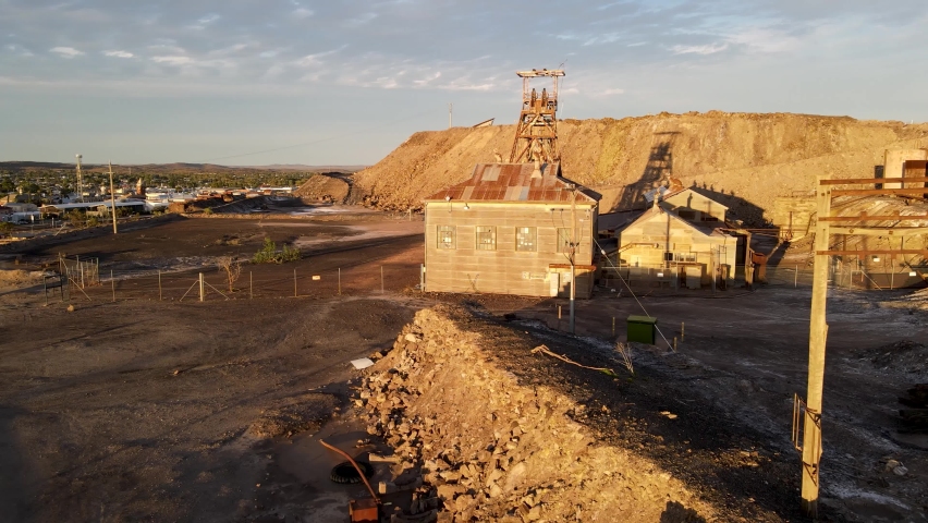 Abandoned tourist mine, Broken Hill, NSW, Australia.